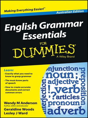 cover image of English Grammar Essentials For Dummies